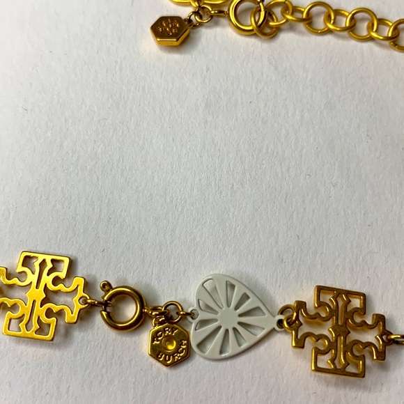 NWOT 2 PC Tory Burch Long/Doubled Necklace & Bracelet Set - Picture 8 of 8